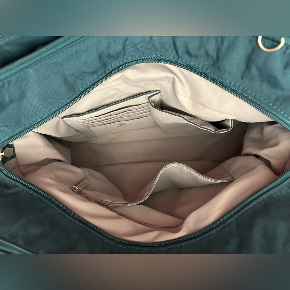 Magellan (Travelon) Teal Purse/Tote with RFID Blocking. NWOT - Picture 6 of 16